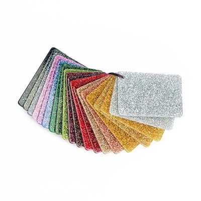 Lembaran plastik glitter